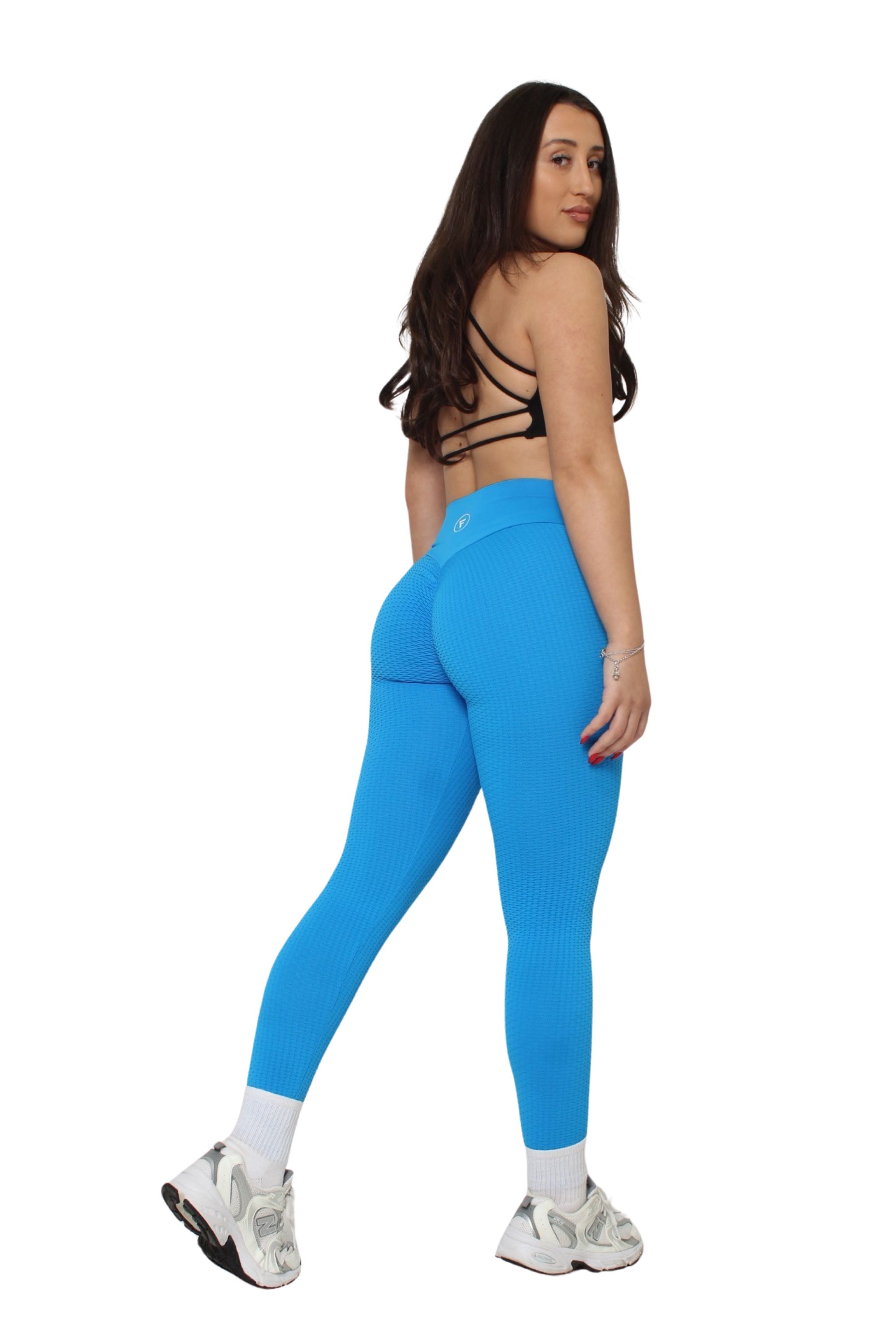  Y-blue Scrunch Butt Lifting Leggings for Women High