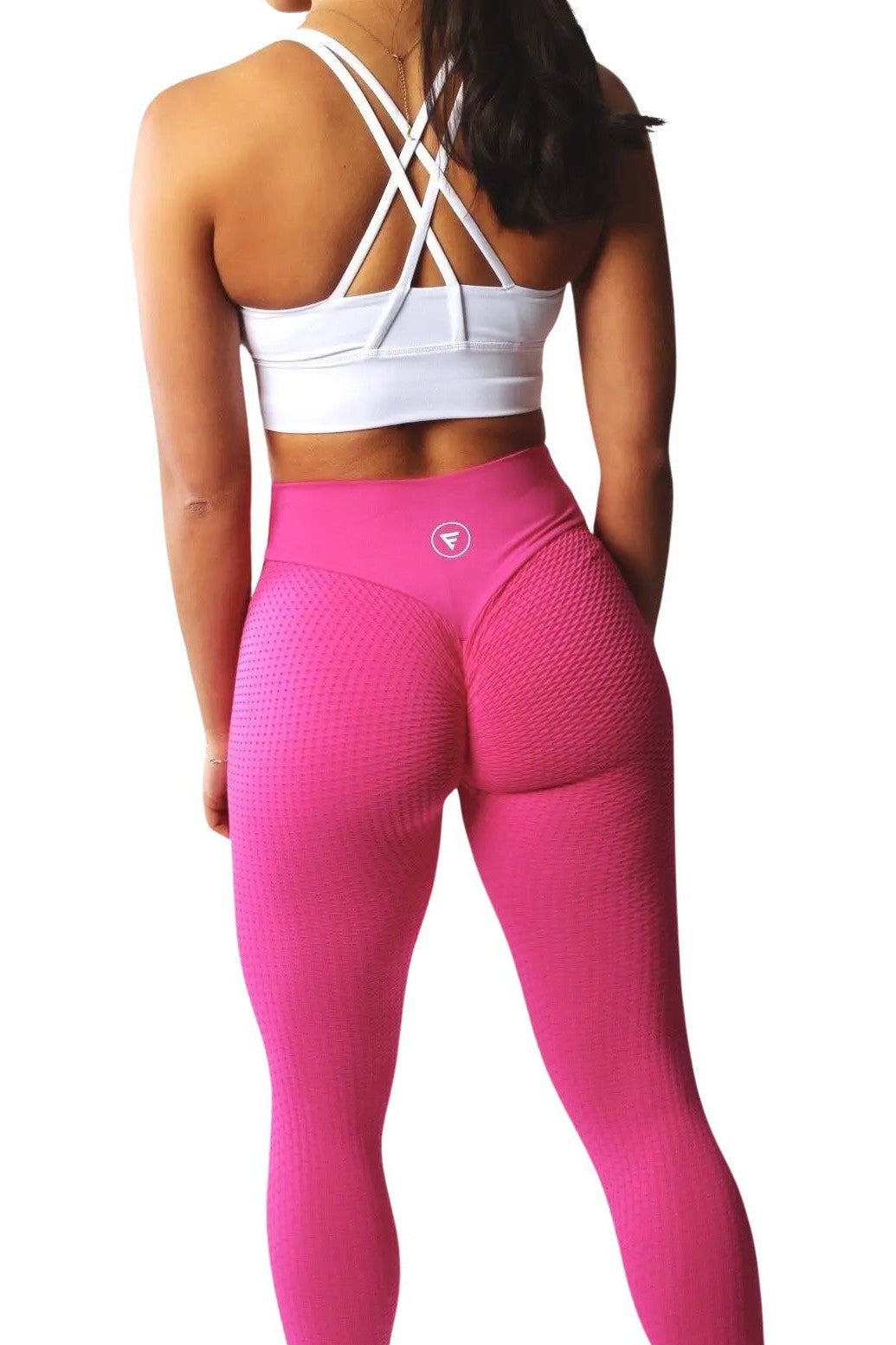 Pink Scrunch Bum Gym Leggings - Empowerclothingltd