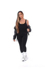 The Body Luxe Collection - Luxury One piece Bodysuit in Black - Empowerclothingltd
