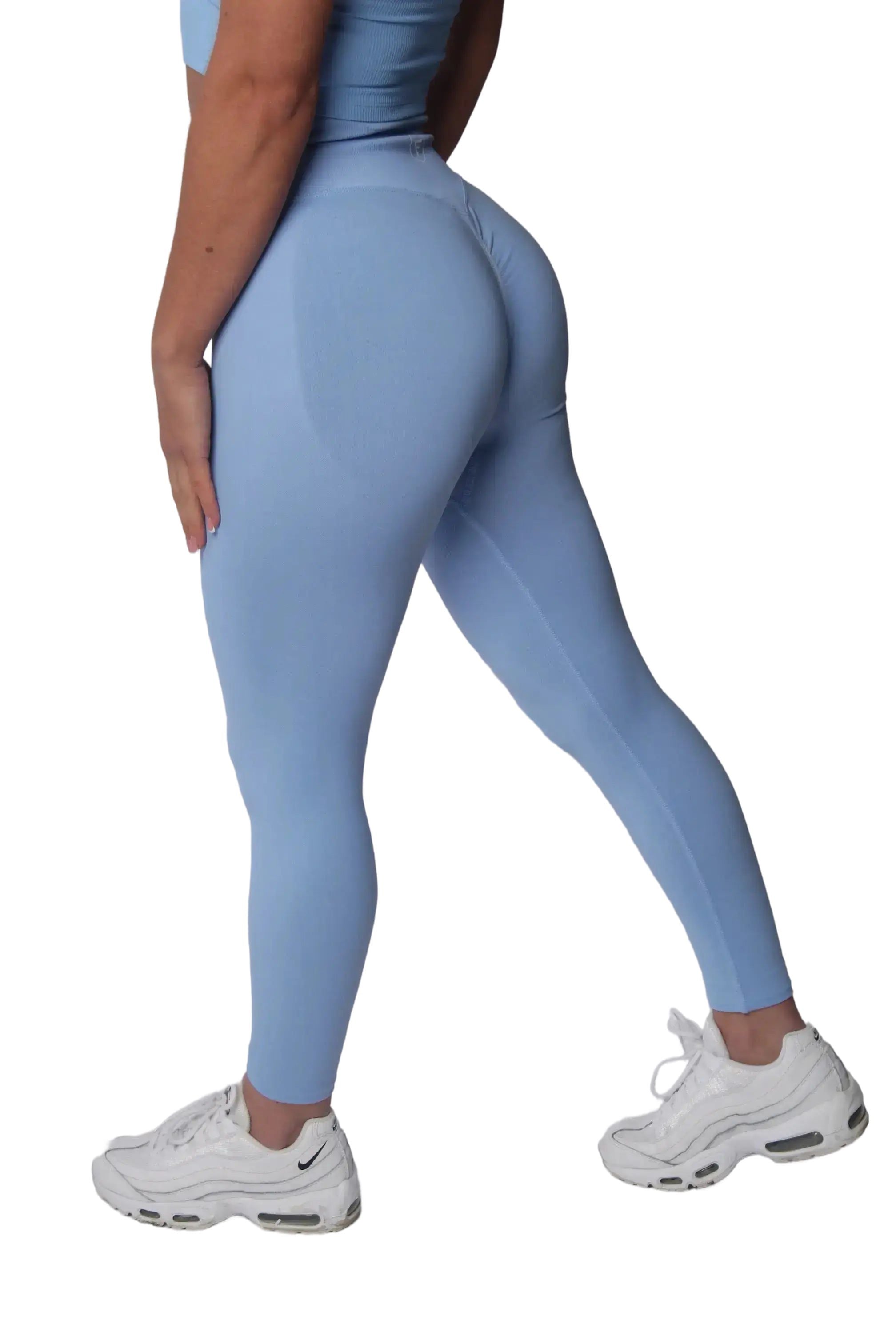 The Nakd Scrunch Collection - Scrunch Bum Gym Leggings In Baby Blue