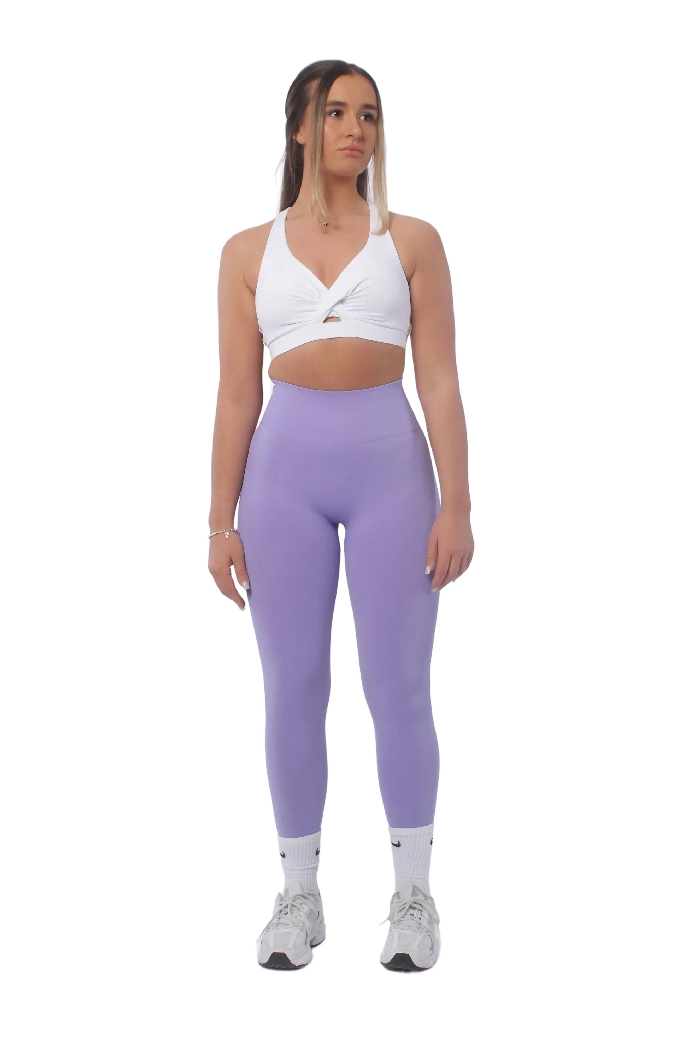 Nakd Scrunch Collection - Lilac Scrunch Bum Gym Leggings -  Empowerclothingltd