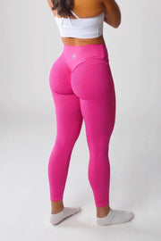Confetti Collection - Barbie Pink Scrunch Bum Gym Leggings - Empowerclothingltd